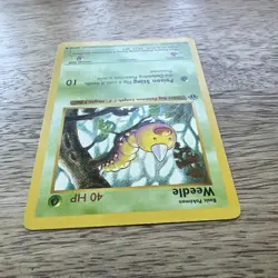 Pokemon Card - Weedle Base Set (Shadowless) 69/102 1st Edition -(Excellent) - Image 3
