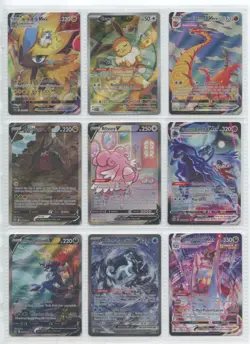 Pokemon Premium Binder Collection 86 Card Lot (Alt Art, V, VMAX, EX/GX Vstar) - Image 1