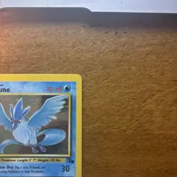 Articuno Holo Fossil 2/62 Pokemon Card Unlimited 1999 NM - Image 3