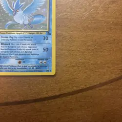 Articuno Holo Fossil 2/62 Pokemon Card Unlimited 1999 NM - Image 4
