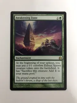 Awakening Zone MTG Magic the Gathering Card NM Near Mint Commander - Image 1