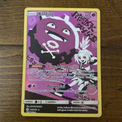 Pokemon TCG Koffing Cosmic Eclipse Card 243/236 Secret Rare - Image 1