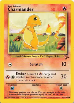 Pokemon - Charmander #069/130 - Base Set 2 Common - Image 1
