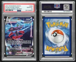 Secret - Inteleon VMAX Pokemon Sword & Shield Fusion Strike PSA 10 GEM MT - Image 3
