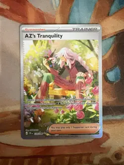 AZ's Tranquility 120/86 SIR Special Illustration Rare Pokemon Chaos Rising NM - Image 1