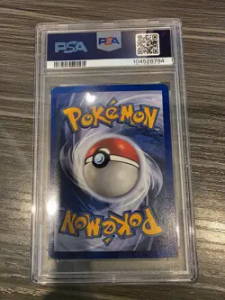 Pokemon Chansey 003/102 Base Set Holo PSA 7 NM - Image 2