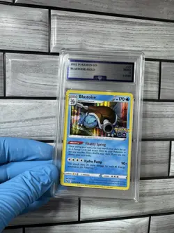 Pokemon TCG Blastoise 017/078 Pokemon GO Reverse Holo Rare 2022 Flawless Grading - Image 1