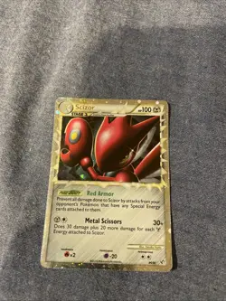 Pokemon TCG Scizor Prime 84/90 HGSS Undaunted Ultra Rare Holo Vintage 2010 - Image 1