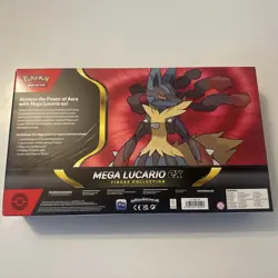 Pokemon TCG Mega Evolutions: Mega Lucario EX Figure Collection Factory Sealed - Image 2