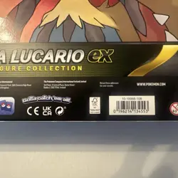 Pokemon TCG Mega Evolutions: Mega Lucario EX Figure Collection Factory Sealed - Image 3