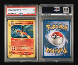 2002 Charizard 6/165 Pokemon TCG Expedition Holo Rare Pokemon Card WOTC PSA 3 - Image 3