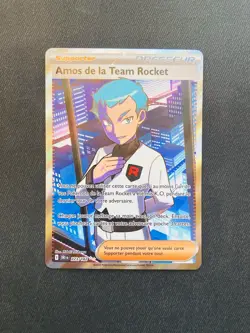 Carte Pokemon Amos De La Team Rocket 223/182 FA EV10 Rivalites Destinees NEUF - Image 1