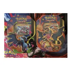 Mega Charizard X any Y Metal Tins, Sealed Pokemon - Image 1