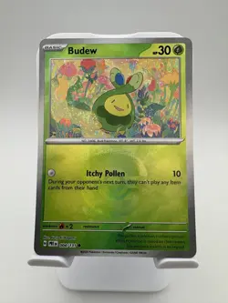 Pokemon TCG Budew (Poke Ball Pattern) 004/131 Prismatic Evolutions Holo NM - Image 1