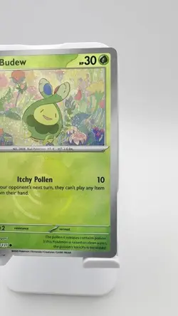 Pokemon TCG Budew (Poke Ball Pattern) 004/131 Prismatic Evolutions Holo NM - Image 2