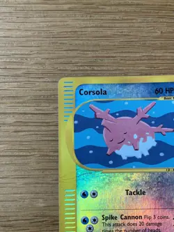 Pokemon TCG - Corsola Reverse Holo 102/165 - Expedition - 2002 English - Image 3