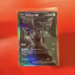 Pokemon Zekrom ex 172/086 Sv: Black Bolt Secret Rare Full Art Holo 230 HP - Image 1