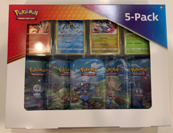 Pokemon TCG Sinnoh Stars Mini Tin 5 Pack Costco Exclusive - NEW - Image 1