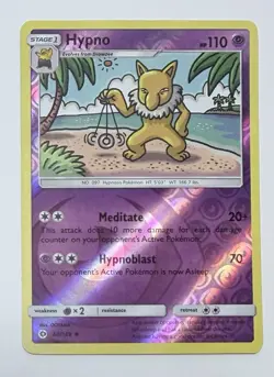 Pokemon TCG - Hypno - 60/149 - Reverse Holo - Sun & Moon (Base Set) [Near Mint] - Image 1