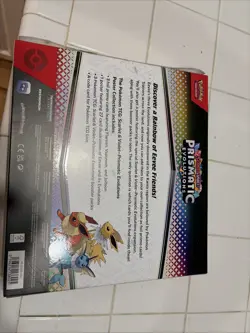 Pokemon TCG Scarlet & Violet Prismatic Evolutions Poster Collection Box No Packs - Image 3
