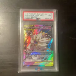 PSA 9 Solgaleo & Lunala GX 75/236 Pokemon TCG Sm-Cosmic Eclipse Holo - Image 1