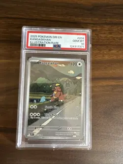 Pokemon TCG Kangaskhan Destined Rivals Illustration Rare Card 204/182 PSA 10 - Image 1