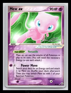 Mew ex 88/92 EX Rare Legend Maker World Championship Pokemon Lightly Played - Image 1