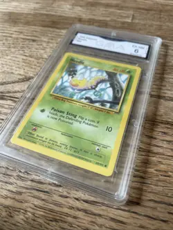 Weedle 69/102 - Base Set Vintage - Pokemon TCG Card - Graded - CGC 6 EX / NM - Image 3