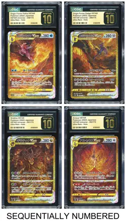 Pokemon CGC 10*4 PRISTINE Giratina & Arceus VSTAR UR Set 2022 S12a Japanese - Image 1