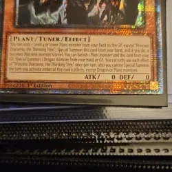 Konami Yu-Gi-Oh! Princess Dracaena, the Thirsting Tree(Starlight Rare)BLZD-EN024 - Image 5