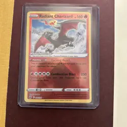Pokemon TCG SWSH Crown Zenith Radiant Charizard Holo Card 020/159 Ultra Rare - Image 1