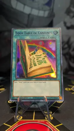 Toon Table Of Contents(Purple)|LDS1-EN069|Ultra Rare|Yu-Gi-Oh| - Image 1