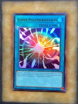 Yugioh Super Polymerization CH01-EN033 Ultra Rare 1st Ed NM - Image 1