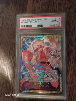 2024 ONE PIECE PRB01-PREMIUM BOOSTER -THE BEST- 119 MONKEY D. LUFFY PSA 10 - Image 1