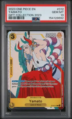 Yamato PSA10 2023 One Piece Gift Collection 2023 Gift Collection 2023 #012 - Image 1
