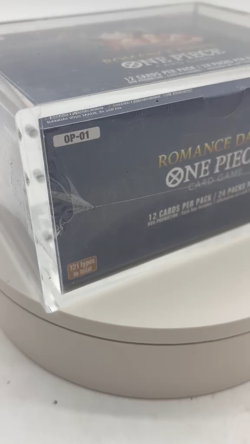 One Piece TCG OP-01 Romance Dawn Booster Box SEALED WHITE BOTTOM w/Acrylic EN - Image 2