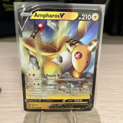 5 Card V Lot Pokemon RARE includes Blastoise Ampharos Mimikyu And More!🔥🔥🔥 - Image 4