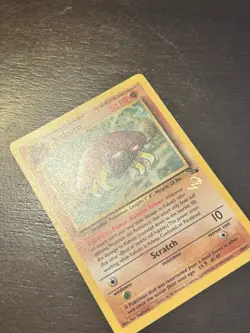 Kabuto Gold W Stamp Stamped Pokemon Card - WOTC Promo - Fossil - 50/62 - NM - Image 4