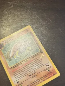 Kabuto Gold W Stamp Stamped Pokemon Card - WOTC Promo - Fossil - 50/62 - NM - Image 5