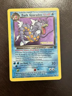 Dark Gyarados 8/82 Holo Team Rocket - Prerelease Promo - Pokemon Card - Image 1