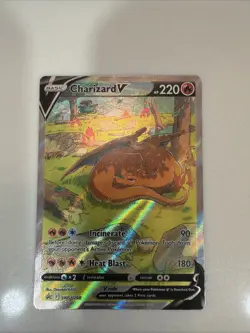 Pokemon TCG Charizard v SWSH260 Sword & Shield Black Star Promo Card - Image 1