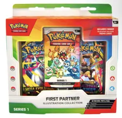 Pokemon TCG First Partner Illustration Collection Series 1 Box 3 Promo Cards NEW - Image 1