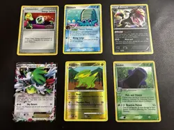 Pokemon 6 Card Lot Shaymin Omanyte Electrike - Image 1