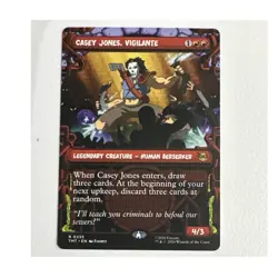Casey Jones, Vigilante 0235 TMNT borderless showcase NM - Image 1