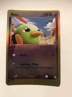 Natu 69/100 EX Sandstorm Series Reverse Holo Pokemon Card 2003 - Image 1