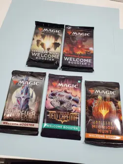 MTG ~ FIVE Welcome Booster Packs Lot ~ Magic the Gathering x5 ~ Ships NOW! - Image 2