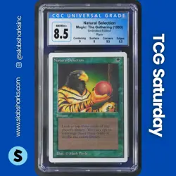 1993 MAGIC: THE GATHERING UNLIMITED #NNO NATURAL SELECTION CGC 8.5 - Image 1