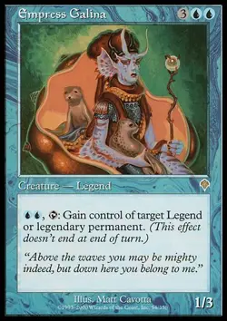 Empress Galina - Foil Invasion Magic mtg Light Play, English x1 - Image 1