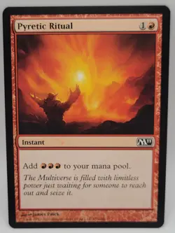 Pyretic Ritual M11 153/249 NM Magic the Gathering MTG Red Instant - Image 1