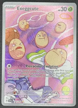 Exeggcute 192/191 Pokemon TCG SV08: Surging Sparks Illustration Rare NM - Image 1